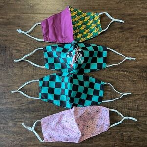 Demon Slayer Anime Mask Set